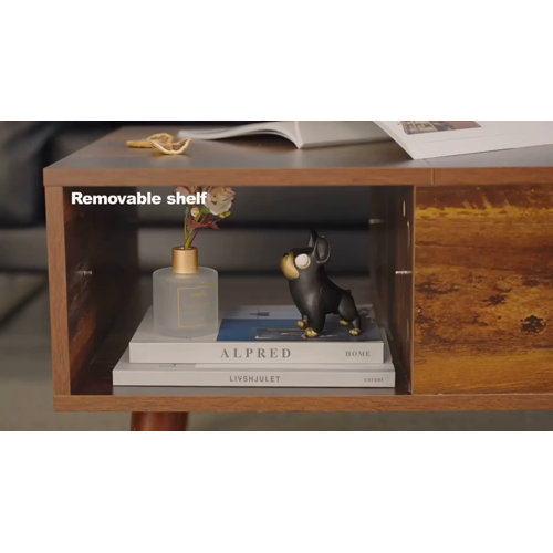 Corrigan Studio® Waddington Lift Top Coffee Table with Storage